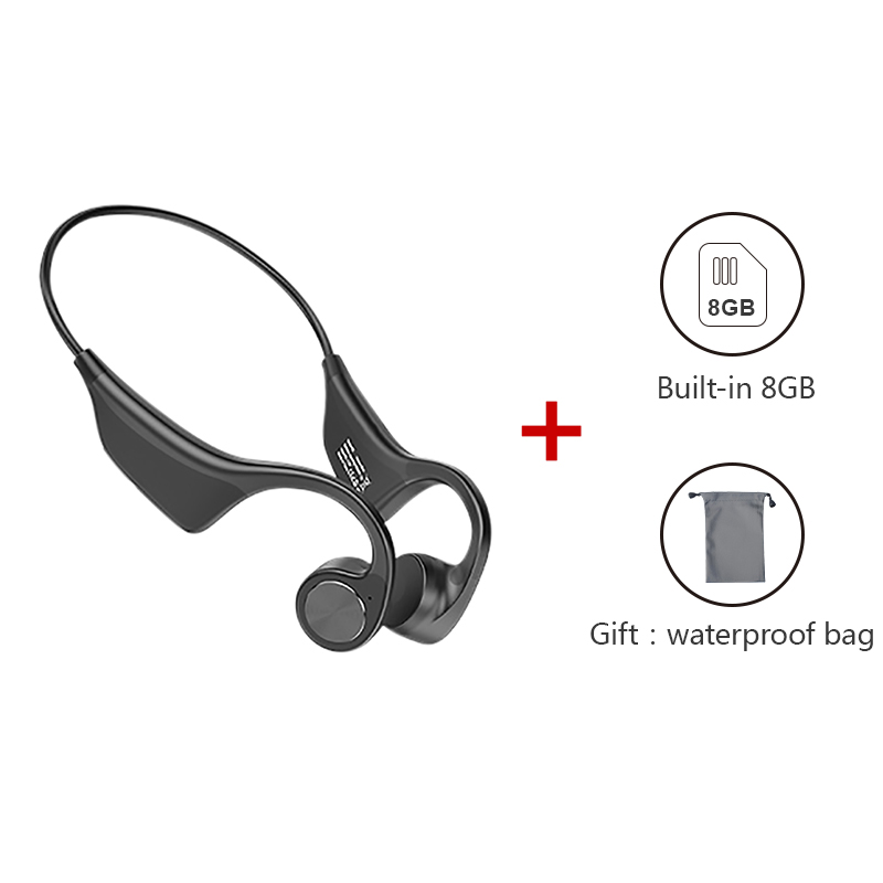 Adzuki bean Sport Wireless Headphone Real Bone Conduction Earphone