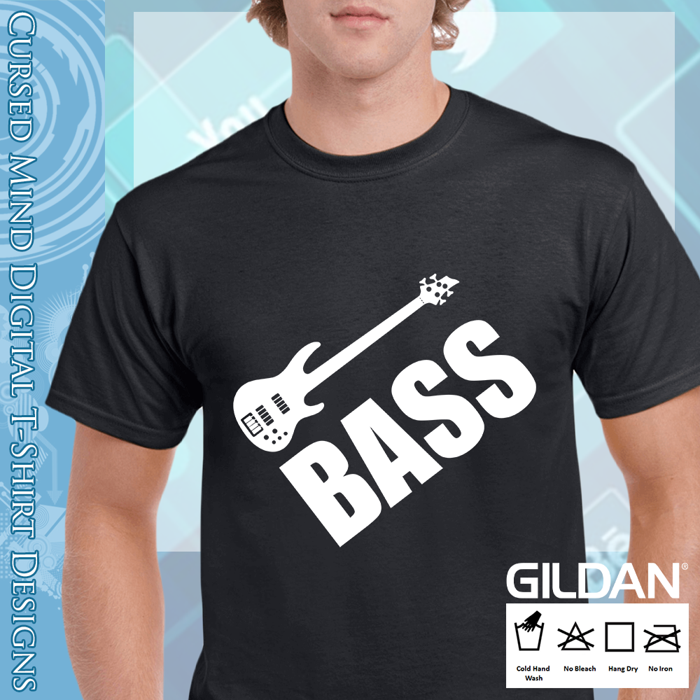 De ninguna manera fuegos artificiales loseta Bass Guitar Design Shirt T Shirt Gildan Shirt High Quality Shirt Premium  Cotton Tee Shirt For Men | Lazada PH