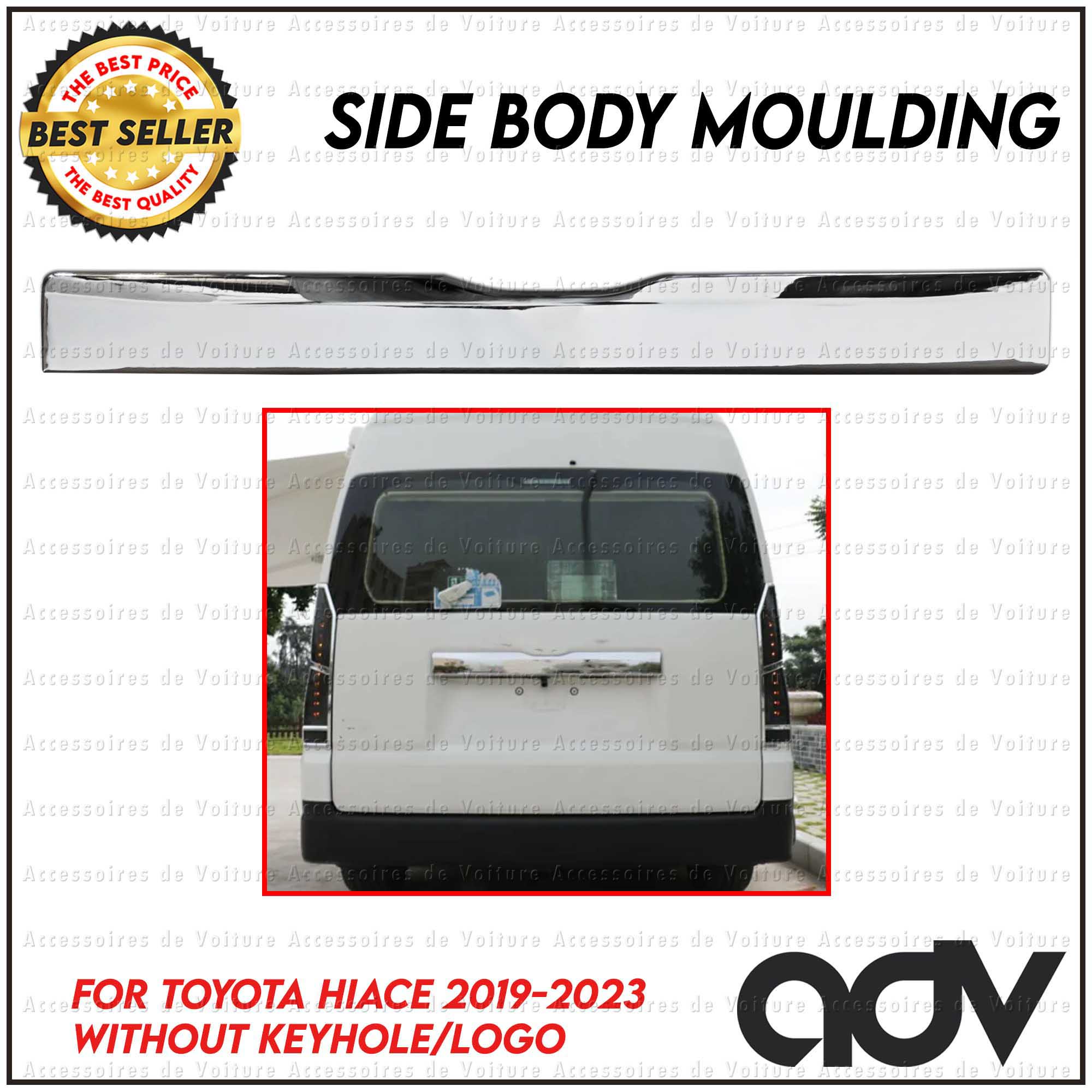 Rear Trunk Lid Garnish for Toyota HiAce GL Grandia Commuter 20192023