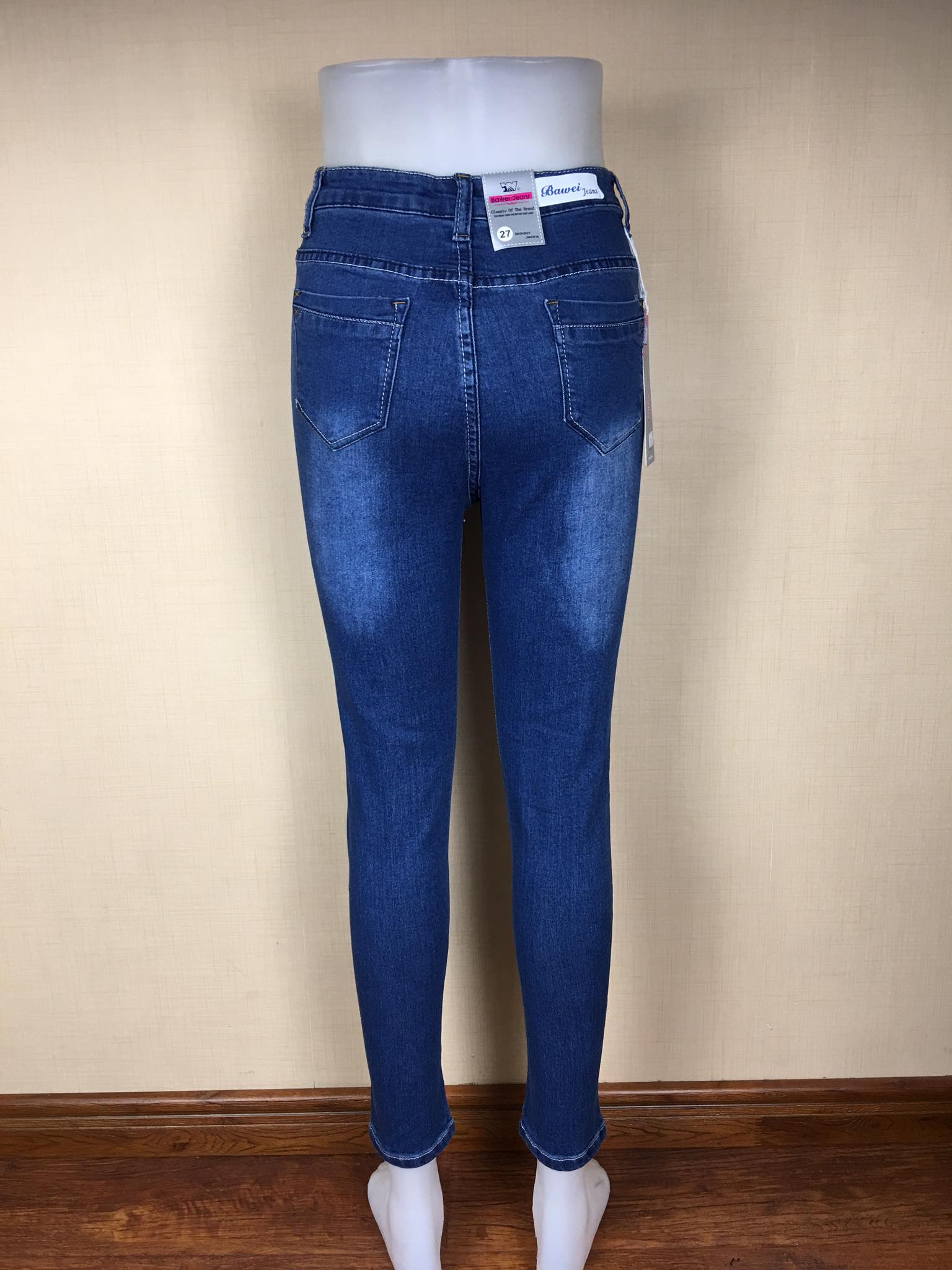 ladies high waisted skinny jeans
