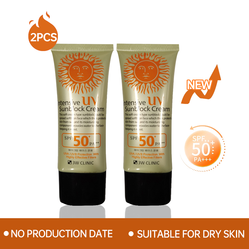 【COD】3W CLINIC Sunscreen SPF 50 PA+++ for Face and Body KOREA Intensive