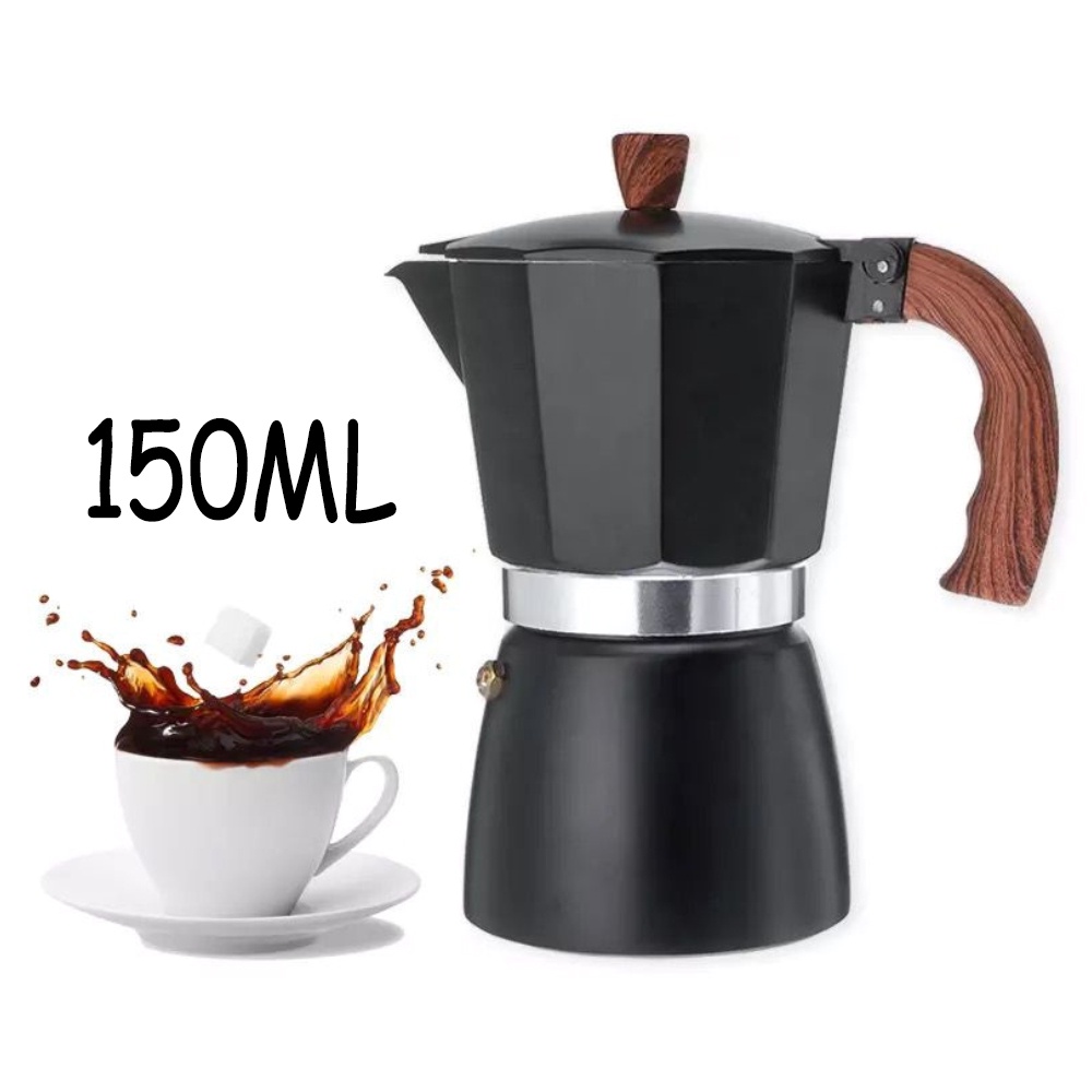 Italy's Top Moka Pot Coffee Pot Espresso Maker Machine Stainless Steel