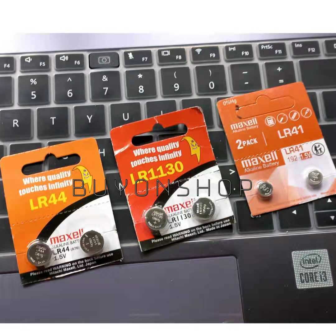 LR44 LR1130 LR41 Original Maxell Silver Oxide Alkaline Battery 1.5V