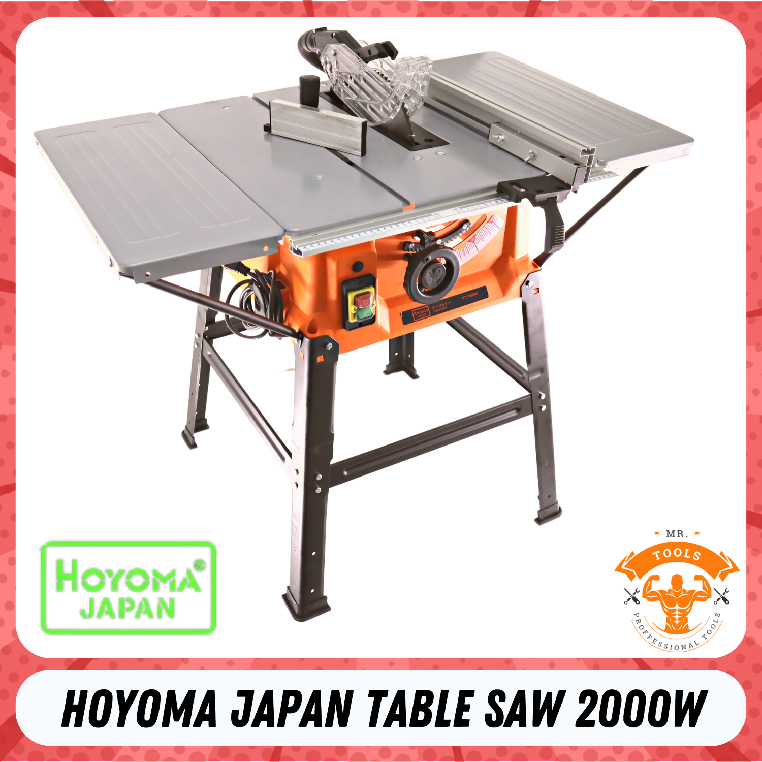 HOYOMA JAPAN ORIGINAL TABLE SAW 2000W (255MM BLADE DIAMETER) (HT