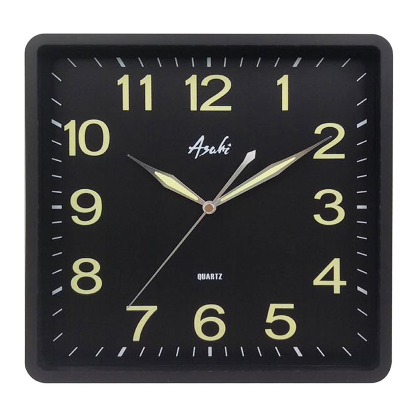 Asahi Wall Clock HC2410SY Glow in the Dark with Free Battery Inside