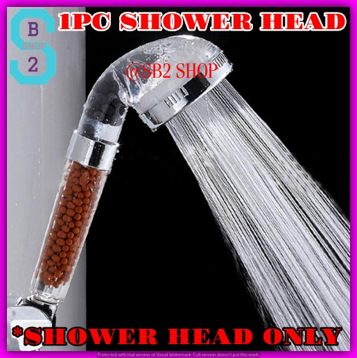 SB20516 1PCS Original Ionic Shower Head Handheld High Pressure Filter Filtration Stone Stream