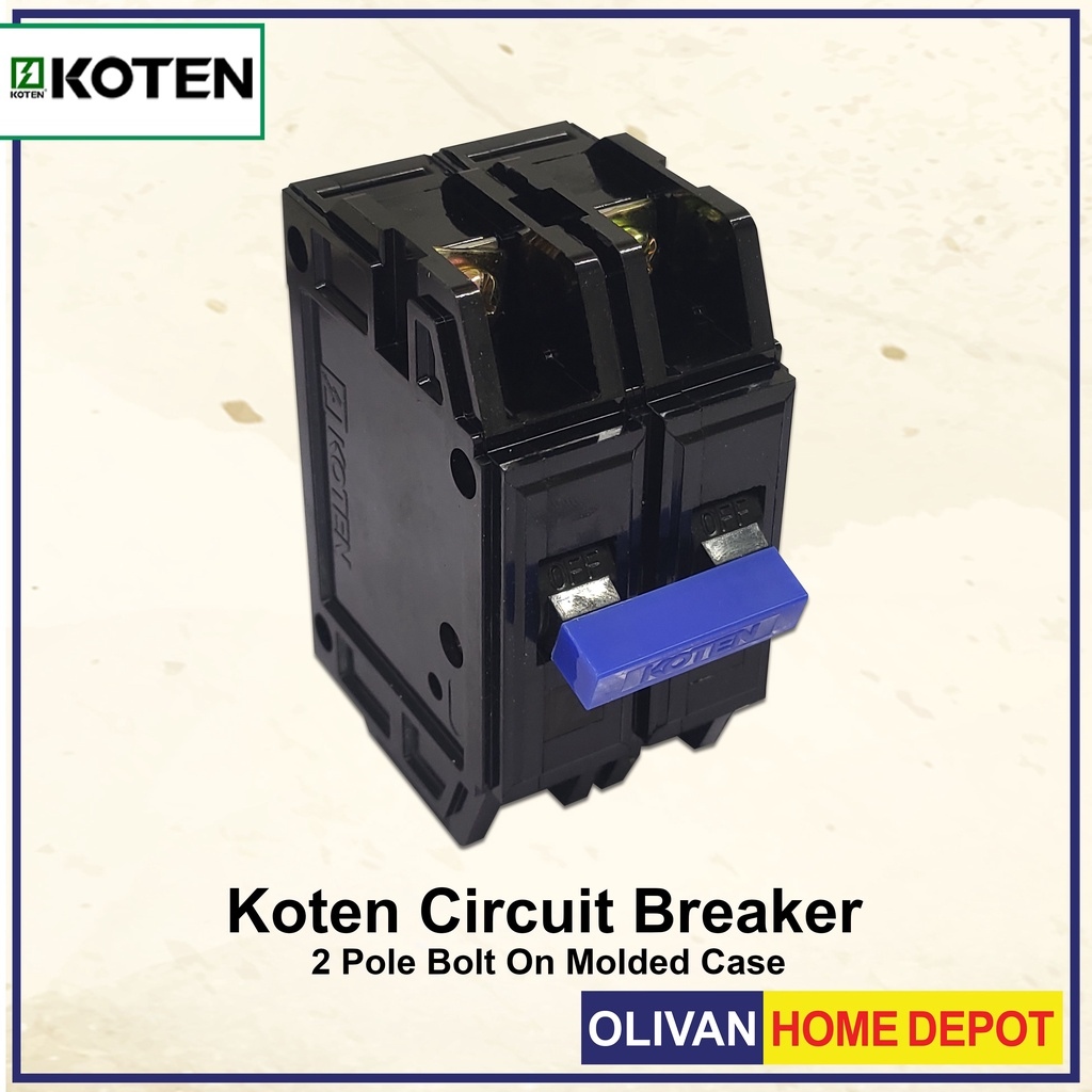 KOTEN Original Circuit Breaker Bolt On 15 100 Ampere 2 Pole Lazada PH