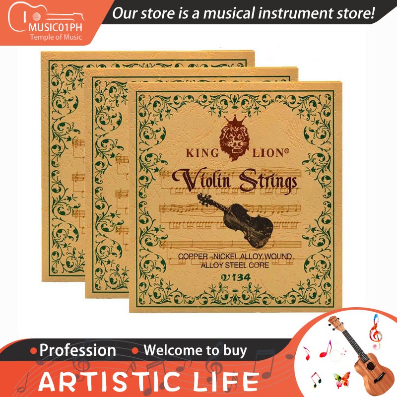 KING LION Violin strings v134 string set string, diameter inchs 010