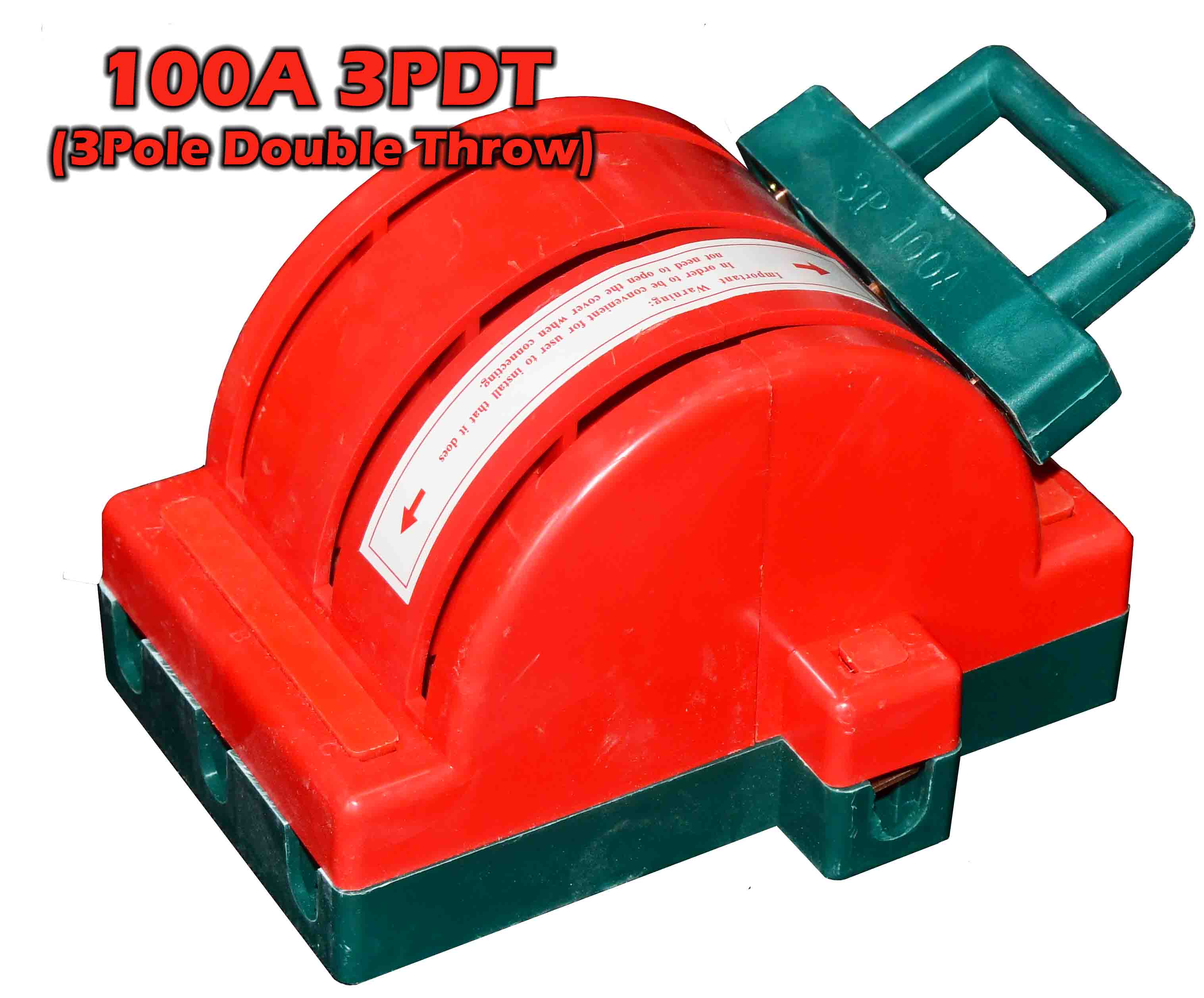 Heavy duty 3pole double throw Transfer switch Knife switch 3p2t 100