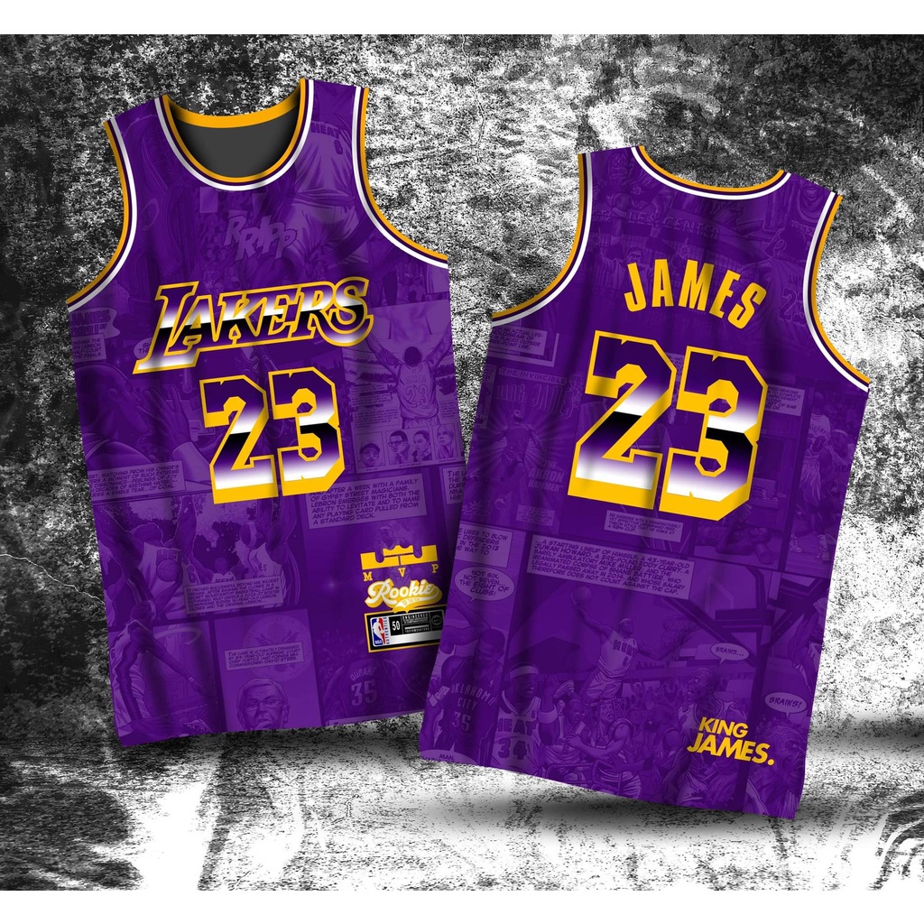 23 Lebron James Lakers Jersey Inspired Style Polo Shirt - Bluefink
