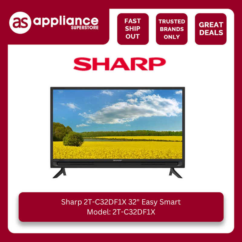 Sharp 2T-C32DF1X 32" Easy Smart | Lazada PH