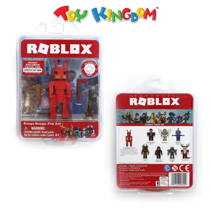 Roblox Booga Booga Fire Ant Single Figure Core Pack For Kids - roblox booga booga fire ant single figure core pack with exclusive virtual item code