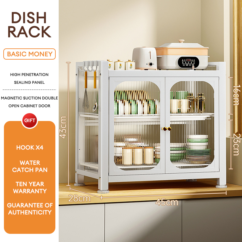 【NEW】LAIFON Kitchen storage rack drain dishware storage rack countertop