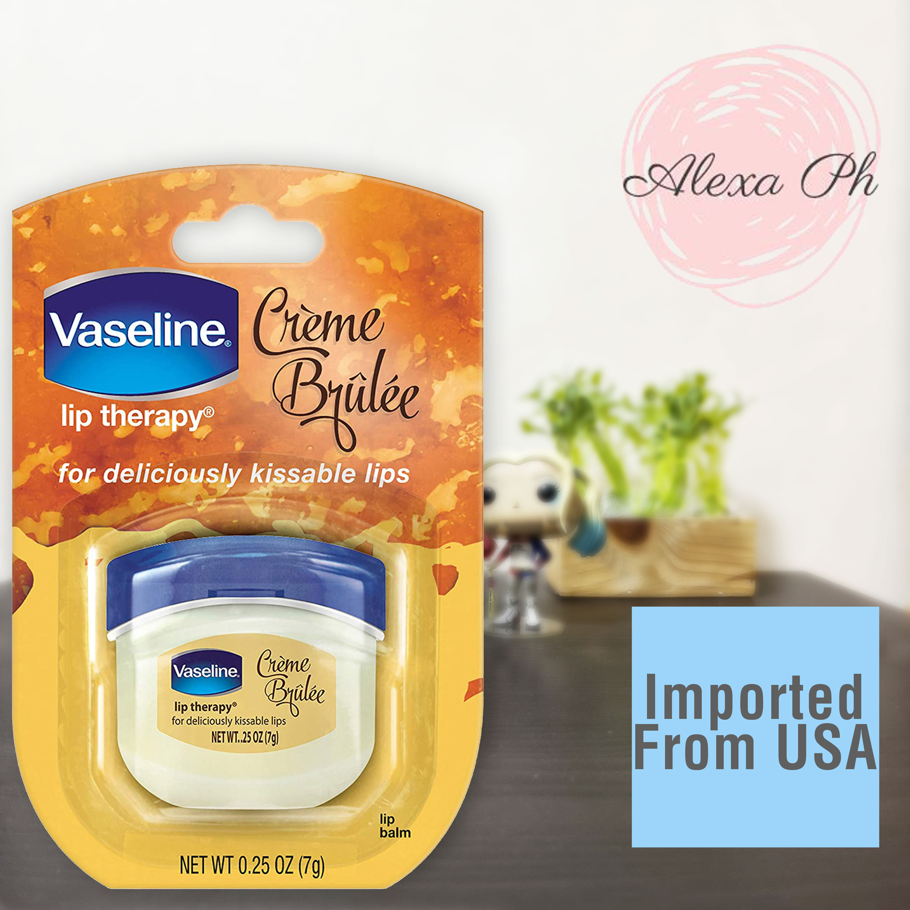 Vaseline, Lip Therapy, Creme Brulee (7 g) Lazada PH