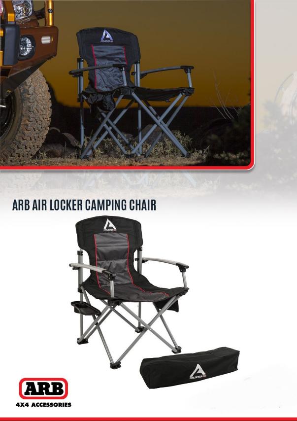 Original ARB SPORTAIR LOCKER CAMPING CHAIR ( CAMPING 4X4 ACCESSORIES