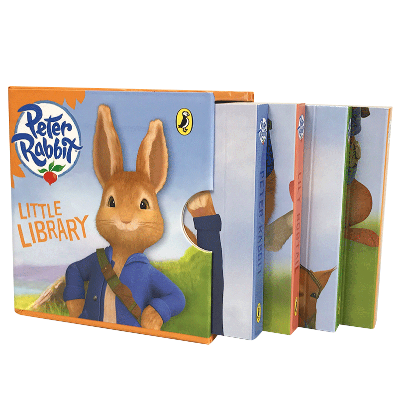Original Peter Rabbit Animation: little Library animal picture book Mini  cardboard book English book | Lazada PH
