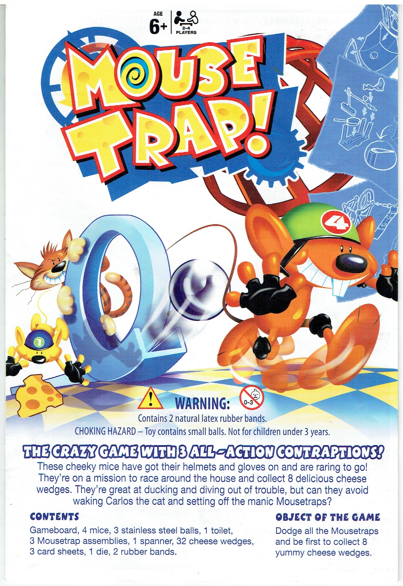 Mouse Trap Board Game - The Crazy Game with 3 Action Contraptions