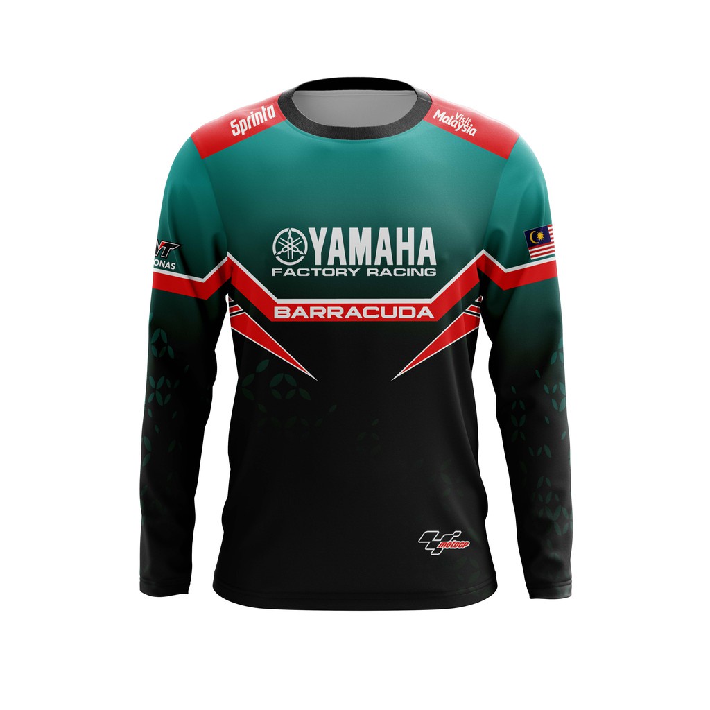 Petronas KYT Yamaha Long Sleeve Sublimation Jersey Lazada.co.th