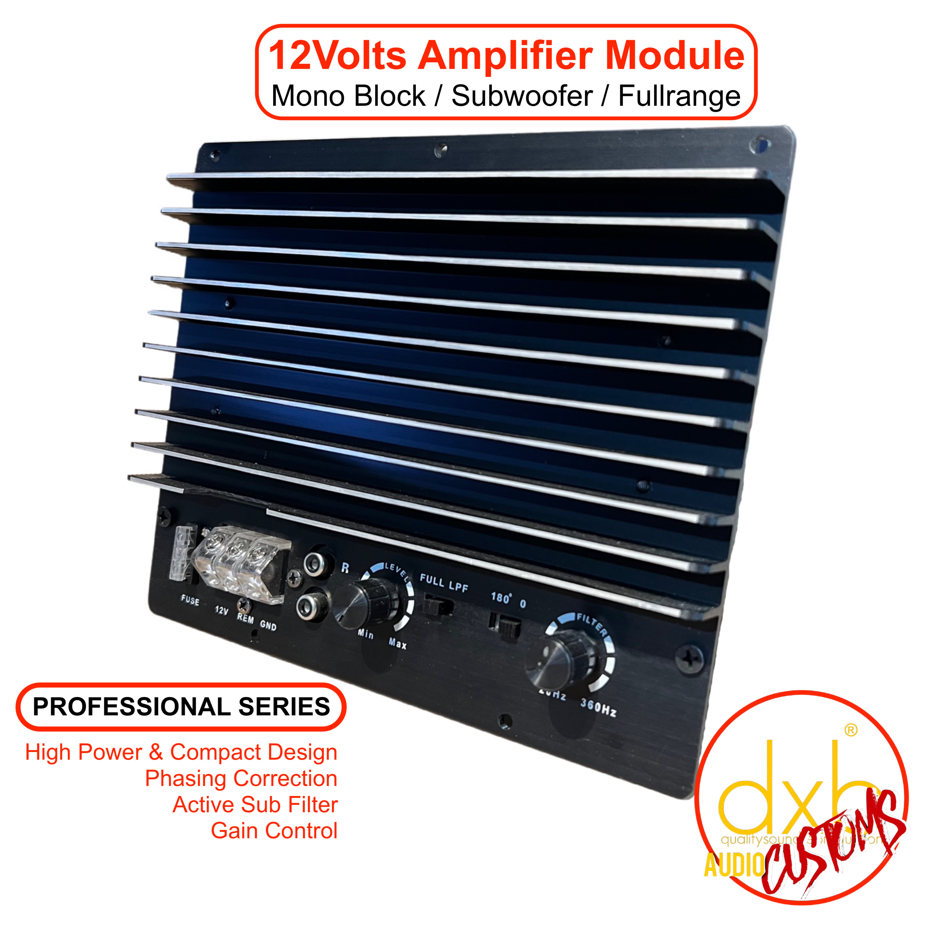 dxb MonoBlock (PRO SERIES) Car Amplifier Module MONO BLOCK High Power