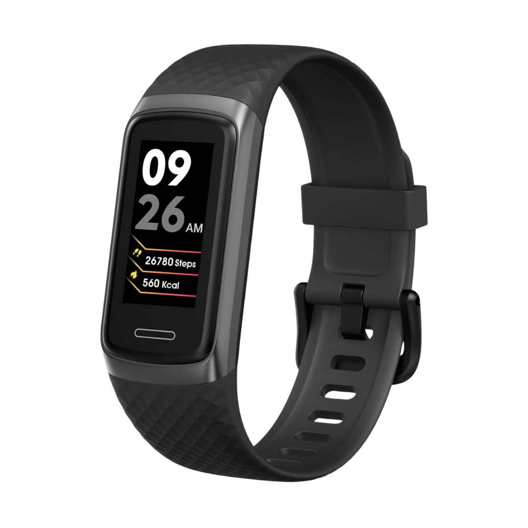 Octandra VeryFit Fitness Tracker Smart Watch (ID155) (Black) Heart