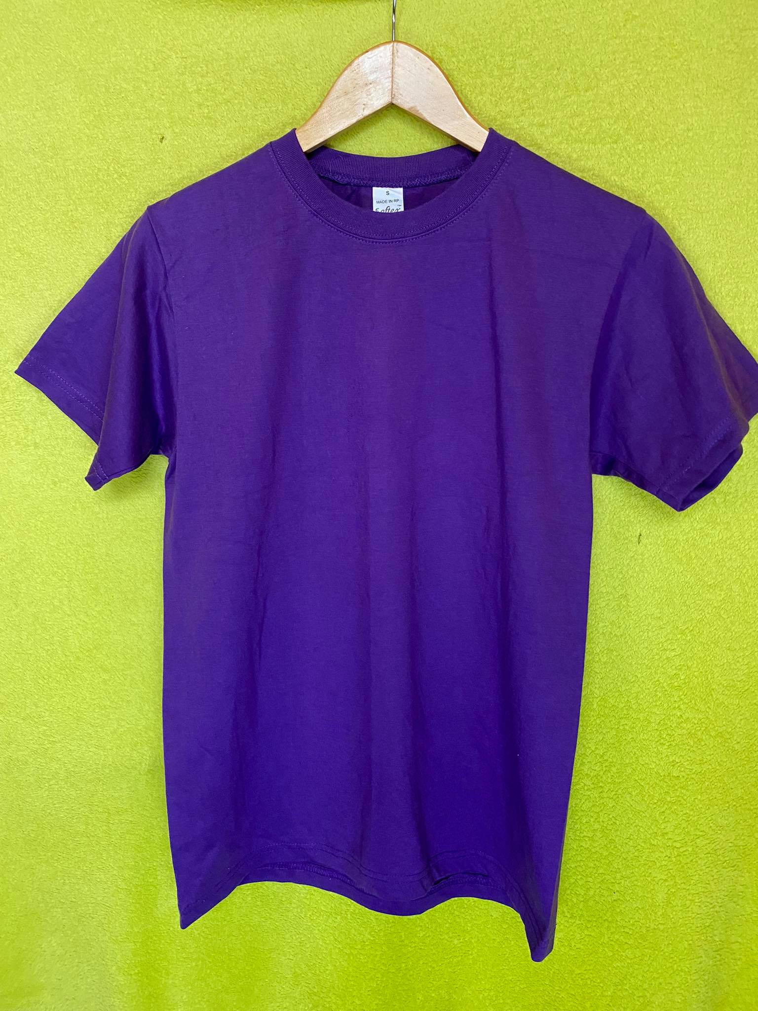 Softex Plain Shirt for adult / Color Ube / Size Small | Lazada PH