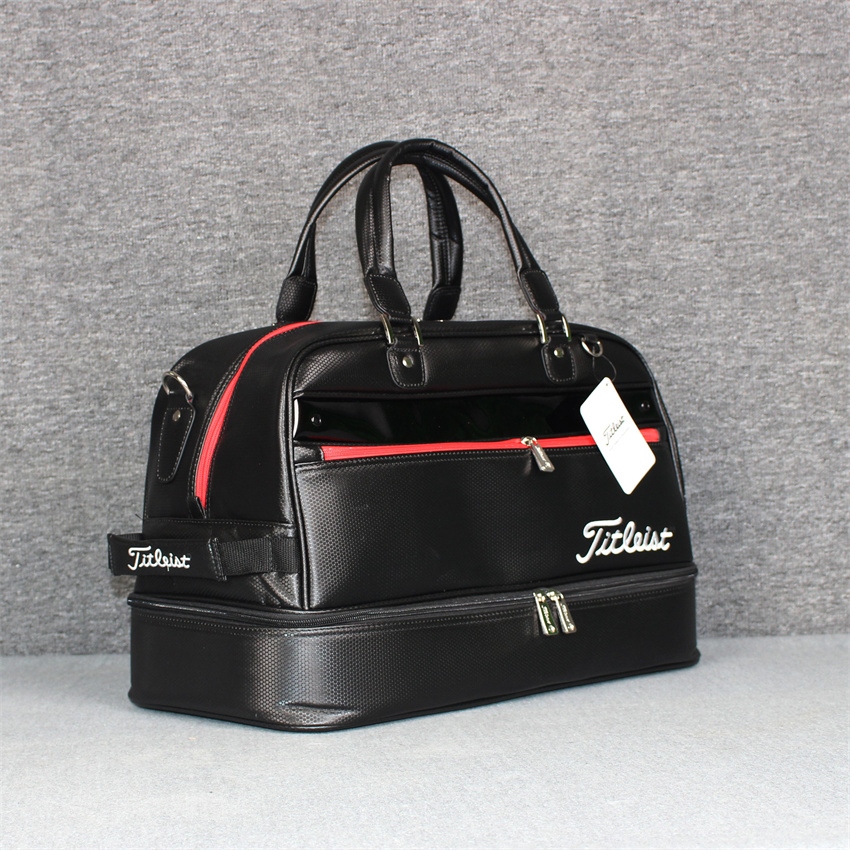 2023 New ˉTitleistˉ Golf Clothing Bag Largecapacity Clothes Bag Double