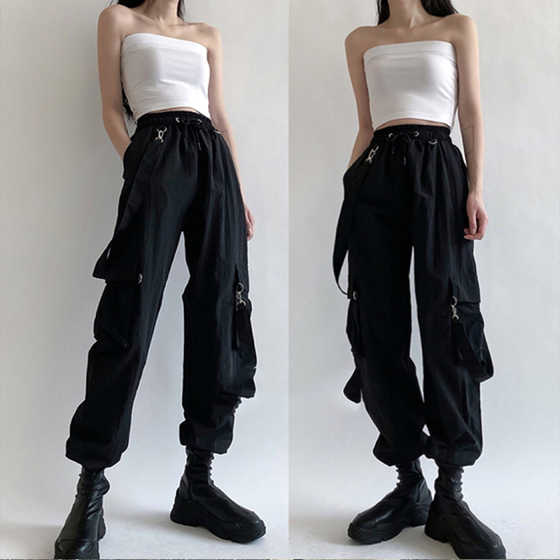 style black cargo pants