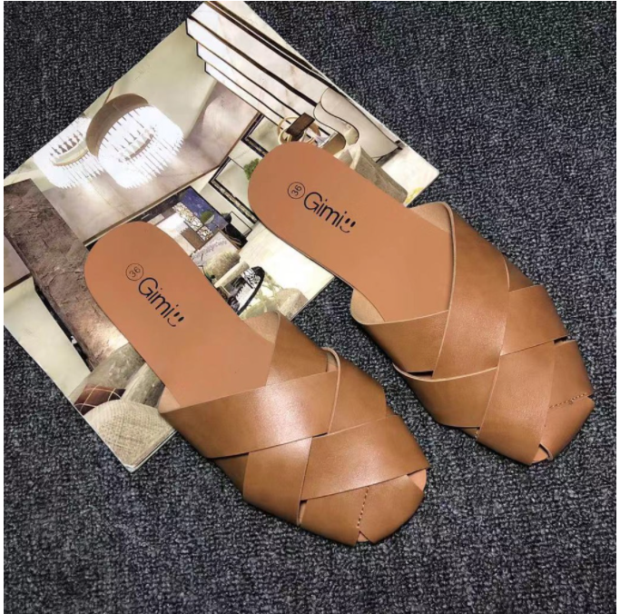 Korean Satin Rhinestone Slingback Mules