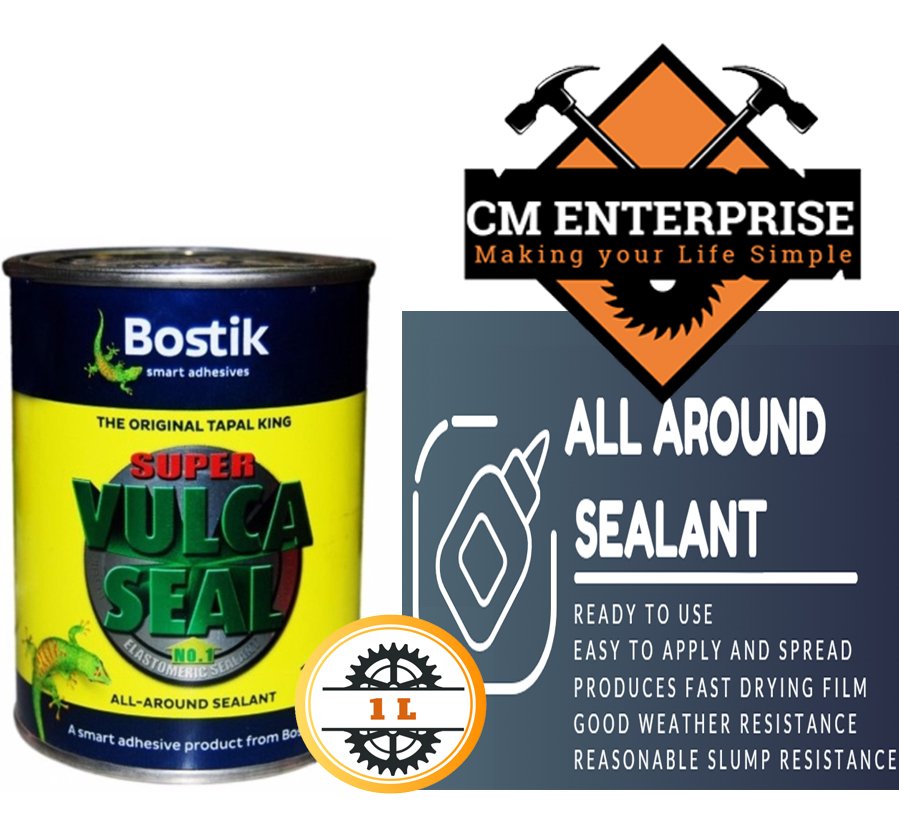 Bostik Super Vulca Seal 1 Liter All Around Sealant Lazada PH