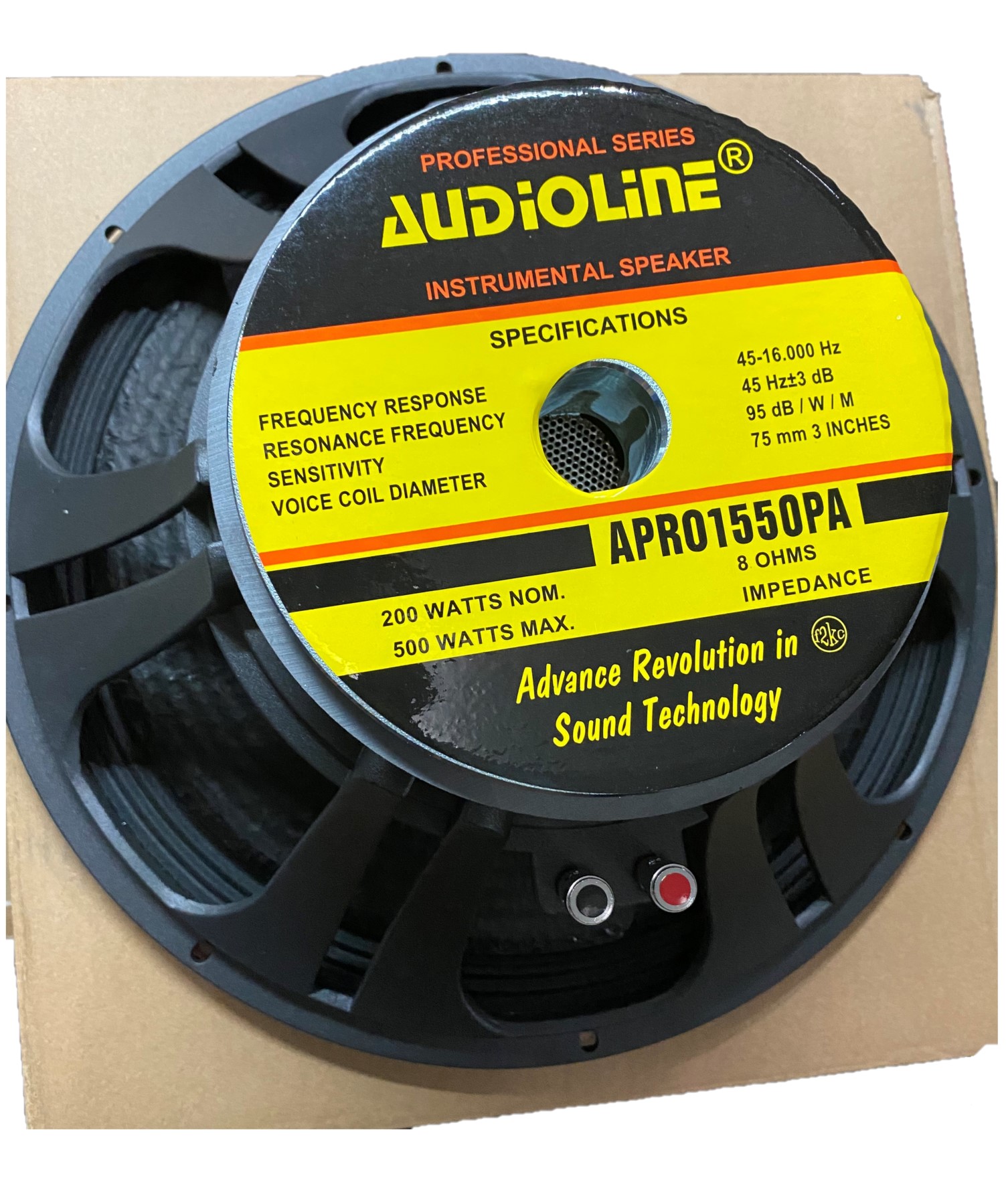 speaker audio line 15 inch