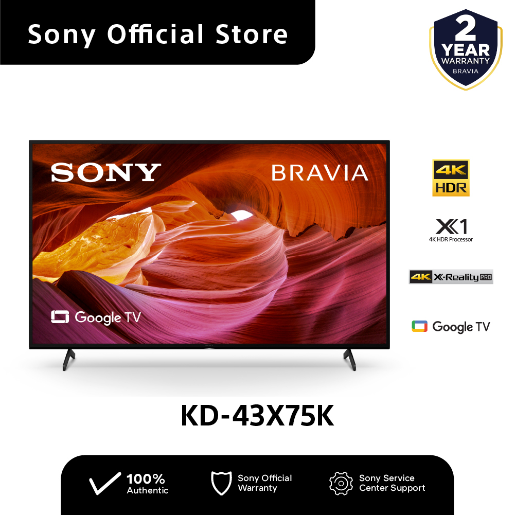 SONY BRAVIA 43 X75K / 4K HDR LED / Google TV