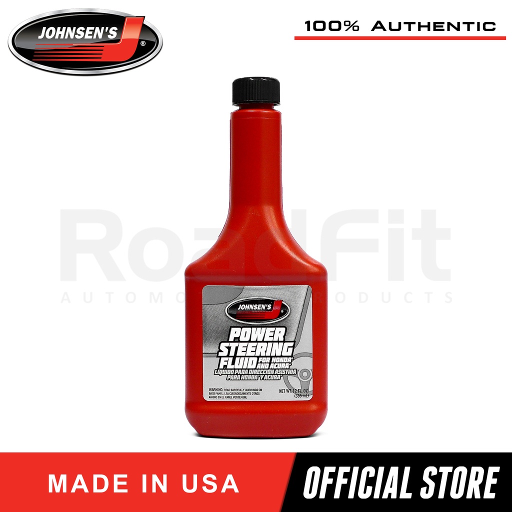 Immediate delivery Johnsens Power Steering Fluid for Honda and Acura