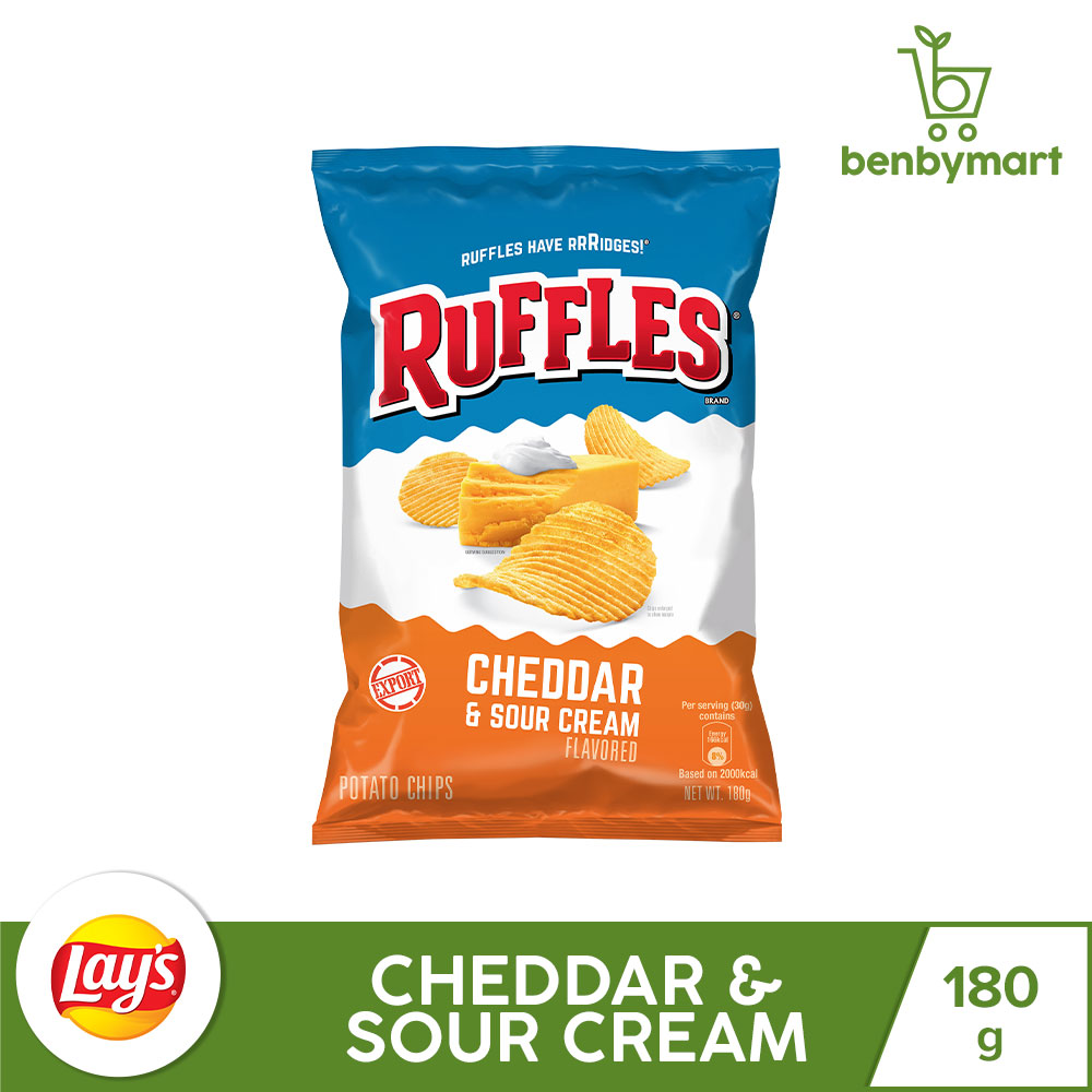 Ruffles Cheddar And Sour Cream 170g Lazada Ph