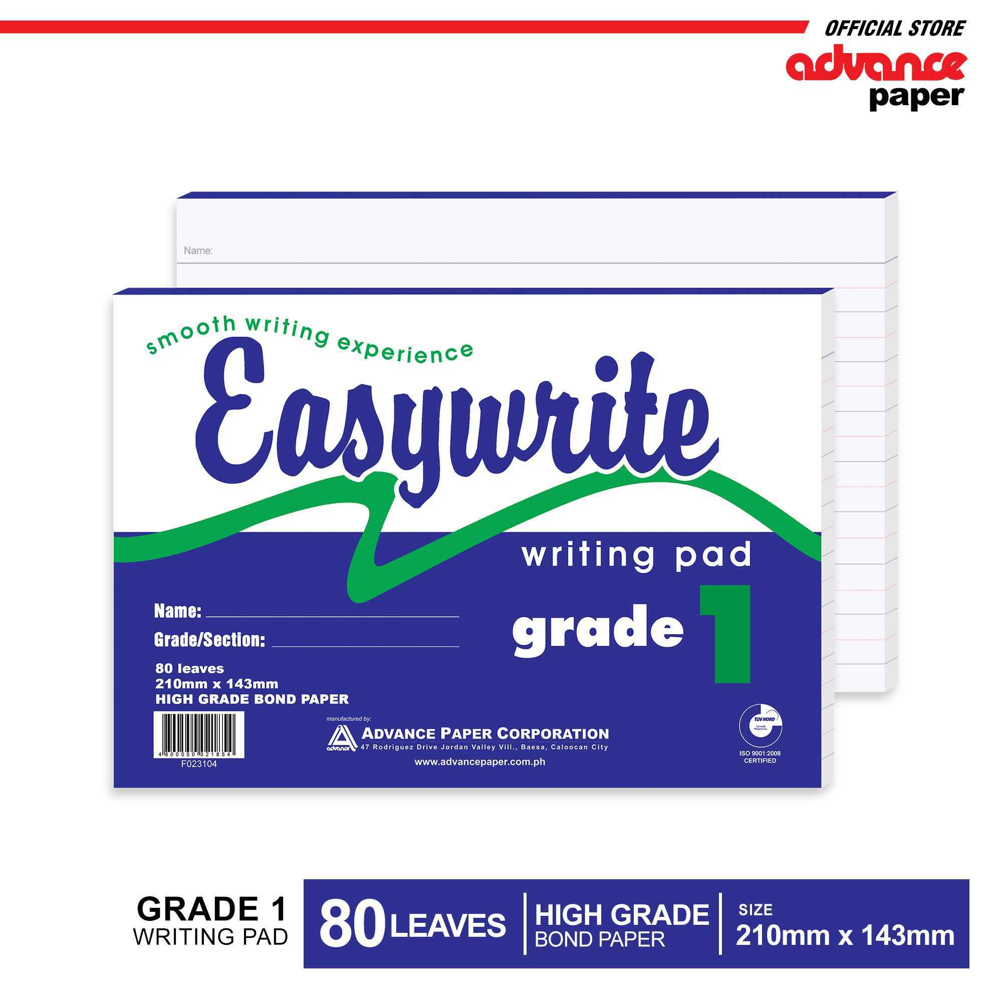 Easywrite Writing Pad 3pads Lazada PH