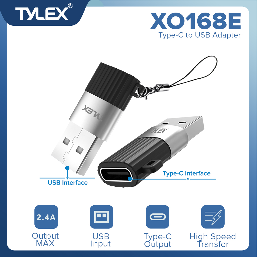 TYLEX XO168E Mini Adapter Type-C to USB Adapter Data Transfer&Charging ...