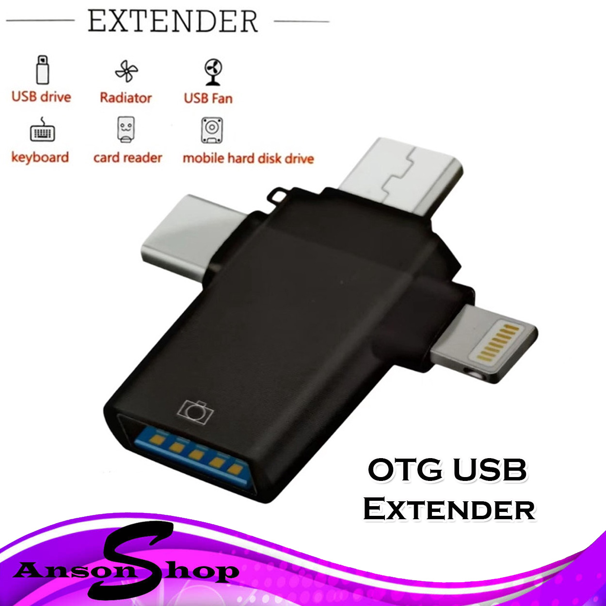 SX39 OTG USB MULTIFUNCTIONAL EXTENDER Lazada PH