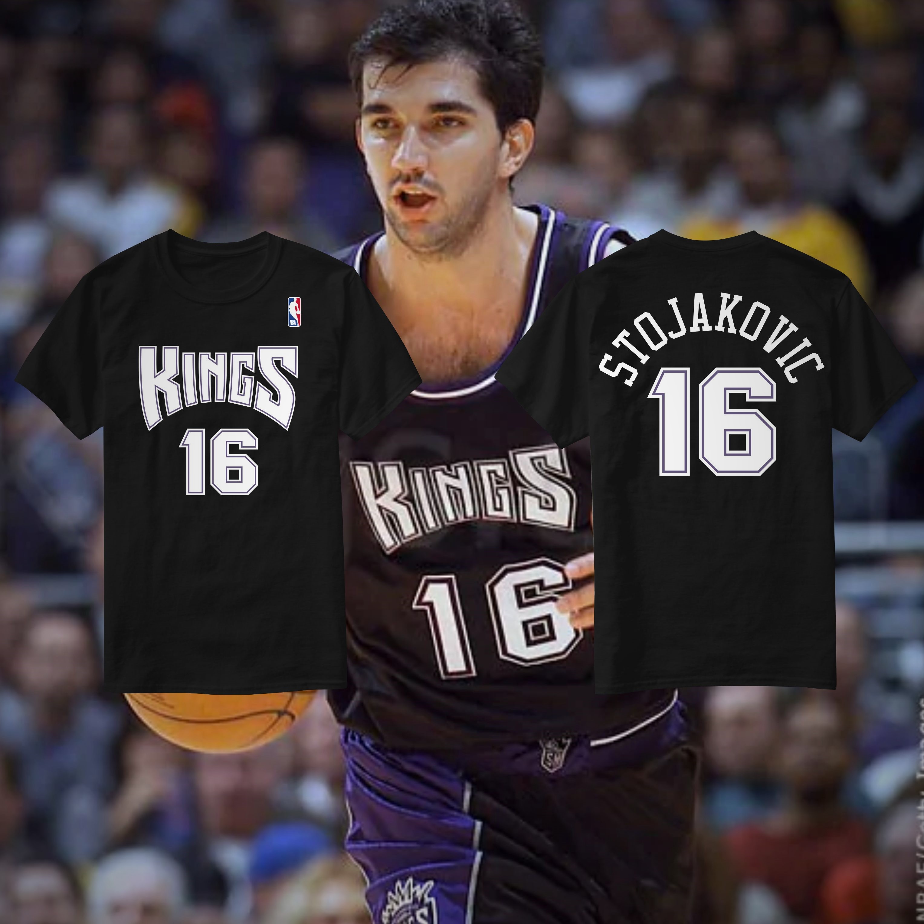 NBA Vintage 90'S Nike Peja Stojakovic Sacramento Kings Jersey Mens Siz –  Rare_Wear_Attire