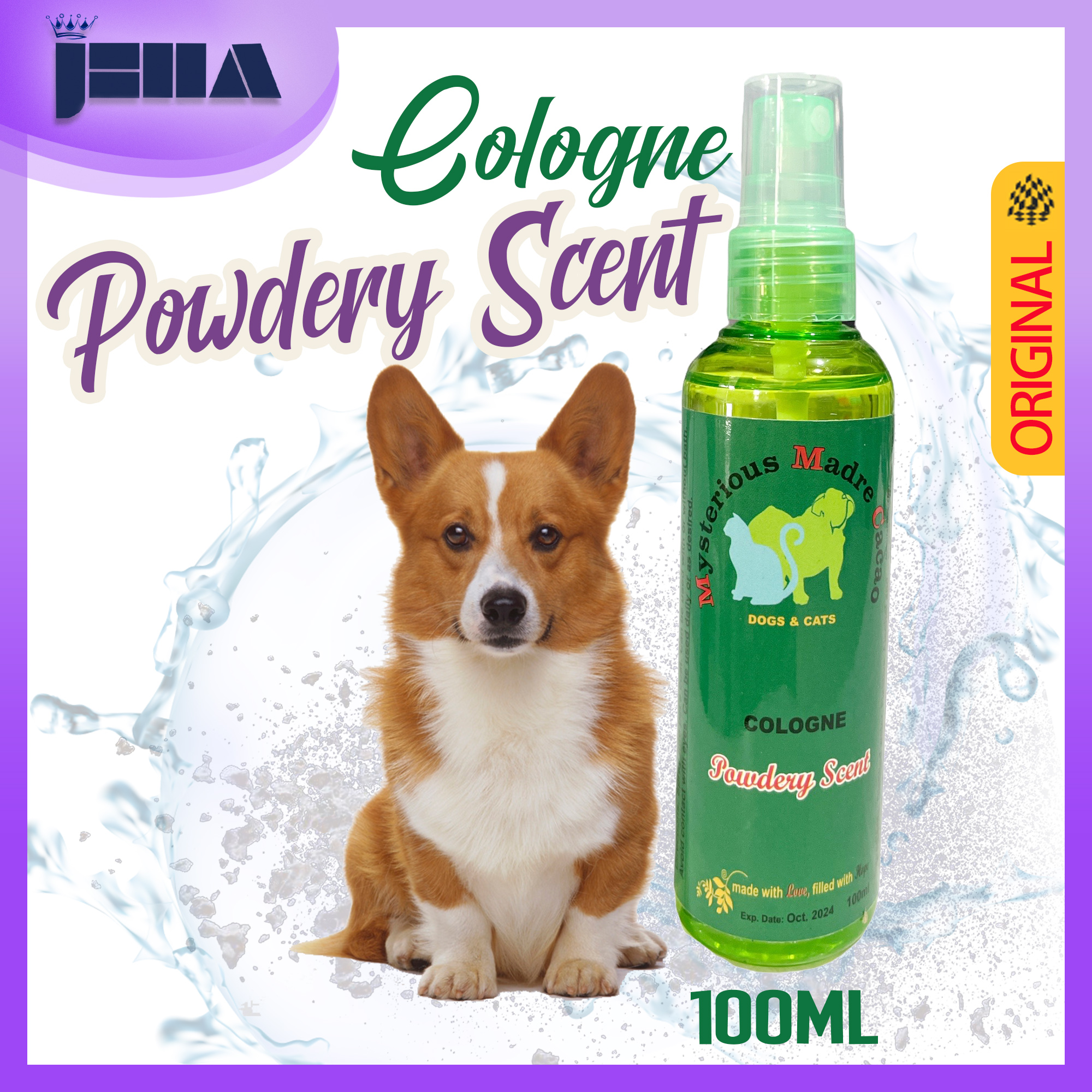 Pet Cologne for all types of Dog and Cats Madre De Cacao Cologne 100mL