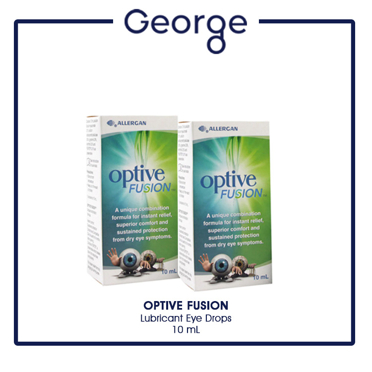 Allergan Optive Fusion eye drops 10ml / Relieves dry eye symptoms