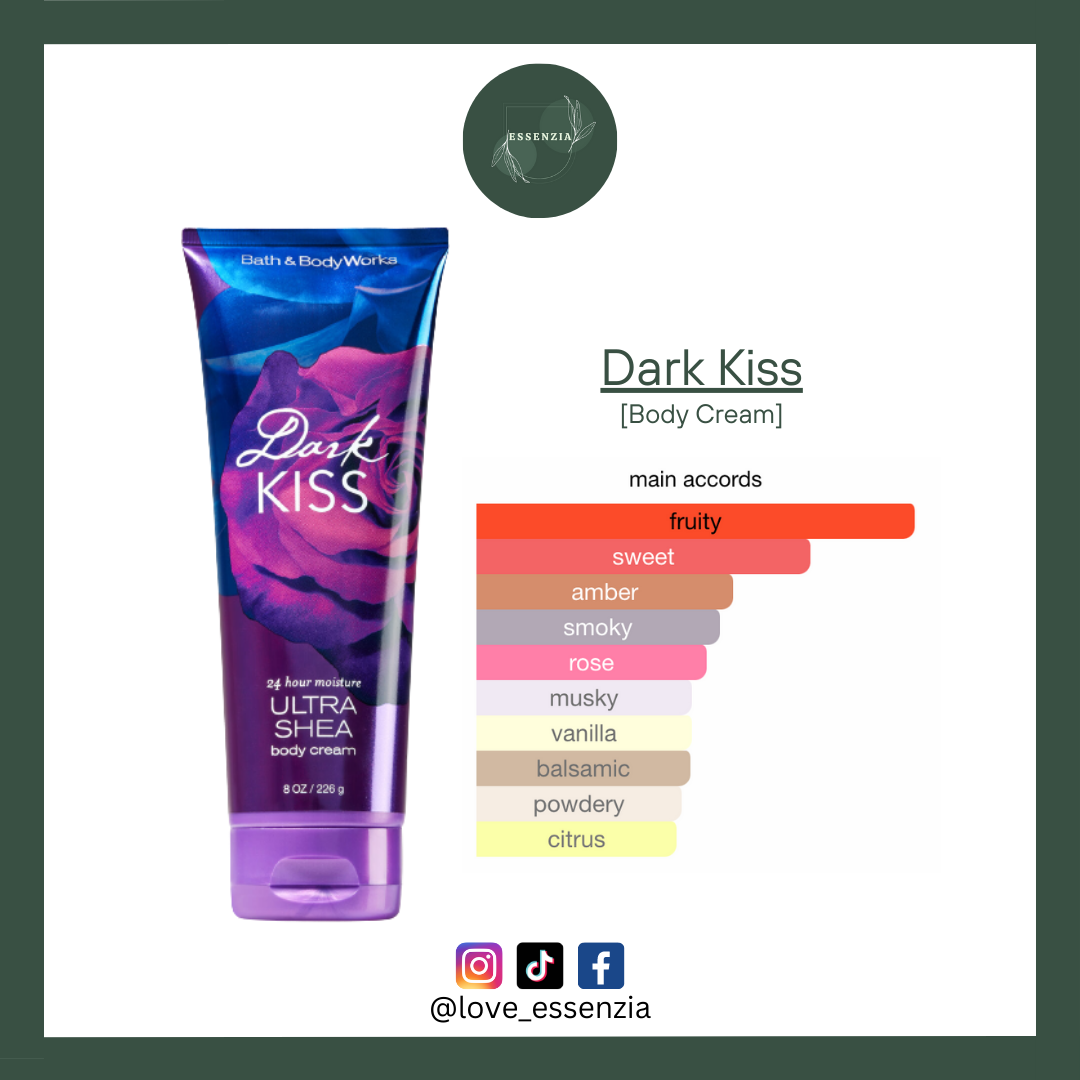UAE Original Dark kiss Body mist, body lotion, body cream bath