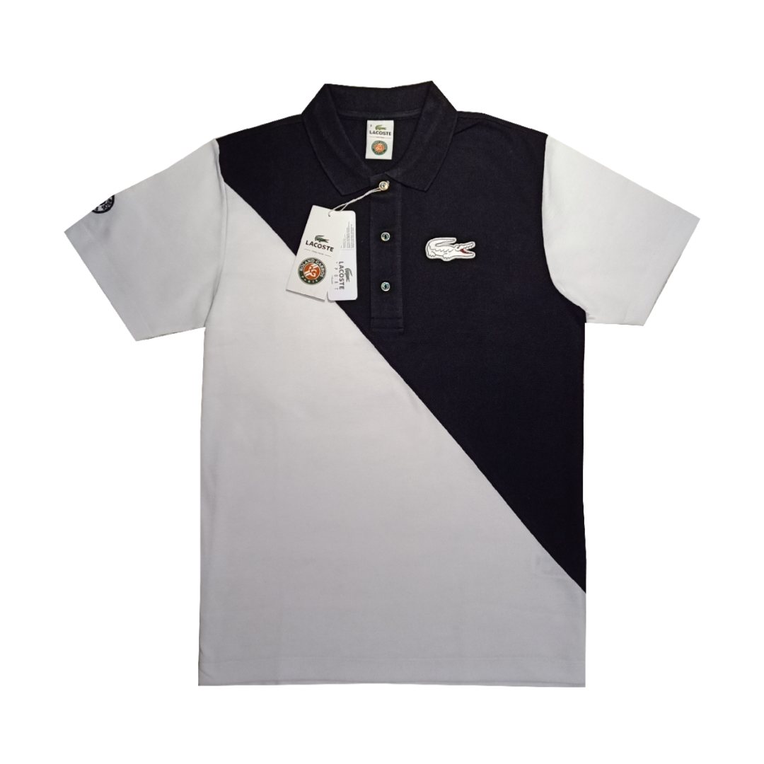 slim fit white polo shirt