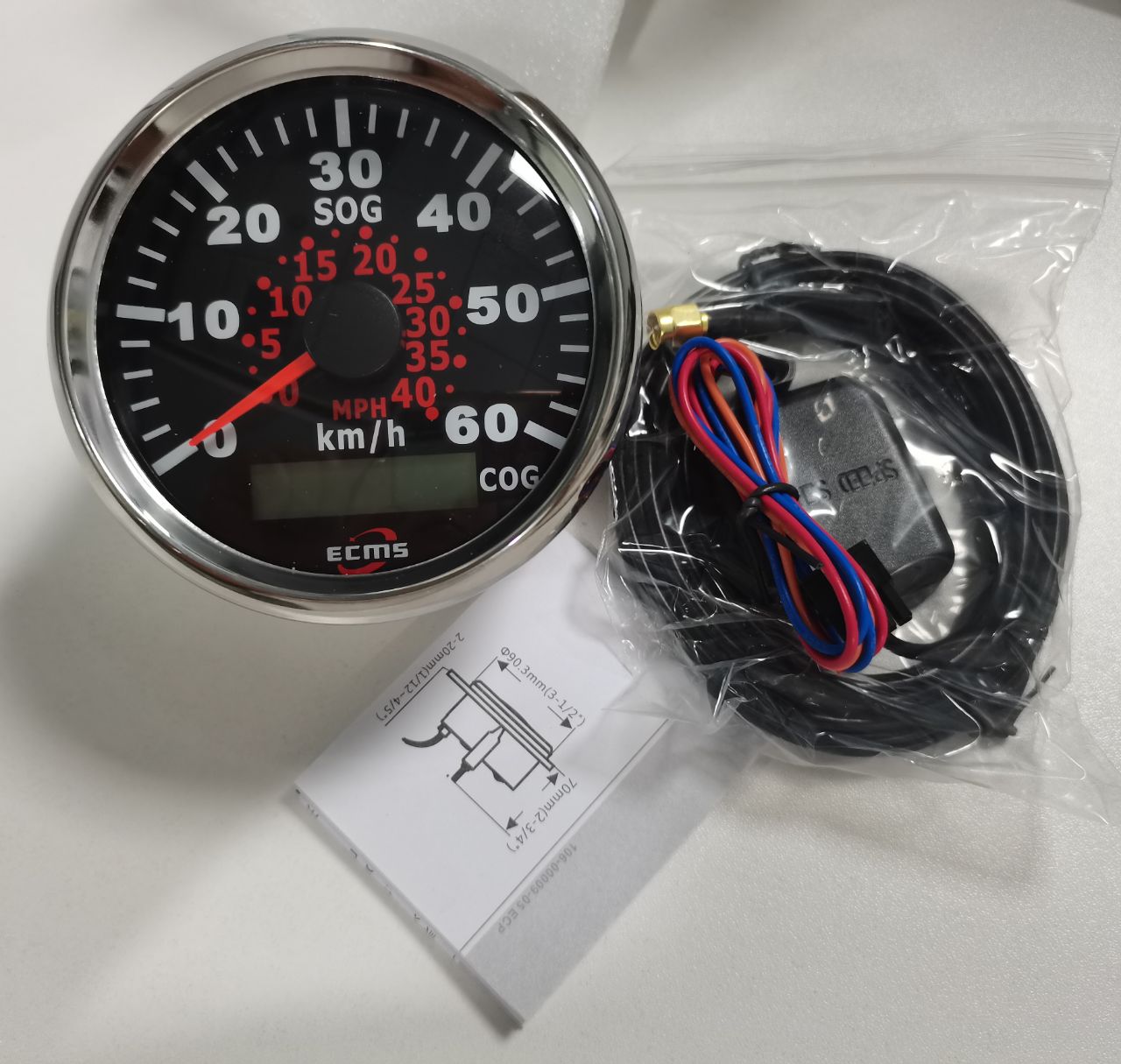 ELING ECP GPS Speedometer Tachometer