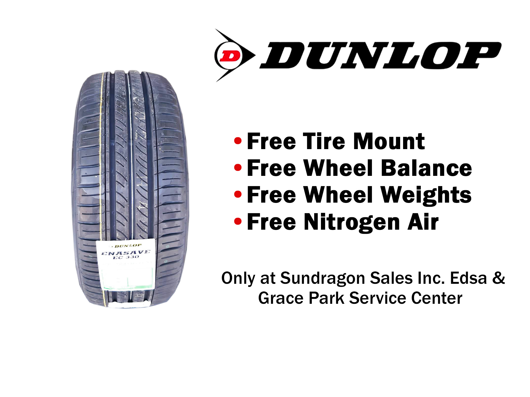 Dunlop 185/55 R16 87H Enasave EC330 Tire | Lazada PH