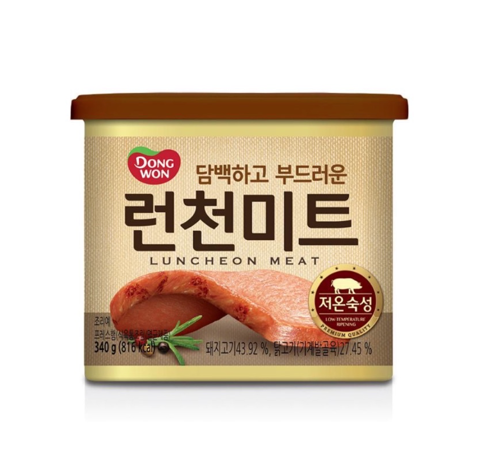 Hansung Dongwon Lotte OK Korean Luncheon Meat 340g Authentic Same As Spam Prem Lotte OK 