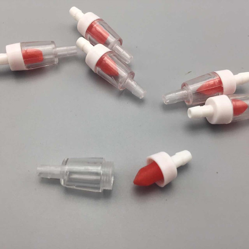 CAPASTEC Air Pump Check Valves - 5-Pack Plastic Non-Return Valves For Aquarium, Fish Tank, 2.1x0.58 Inches