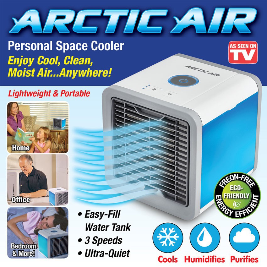 Portable Mini Air Conditioner Cooler Summer Space Cooling Artic Fan Humidifier 