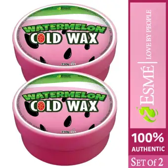 Esme Organic Cold Wax Painless Hair Removal 250g Watermelon Hair