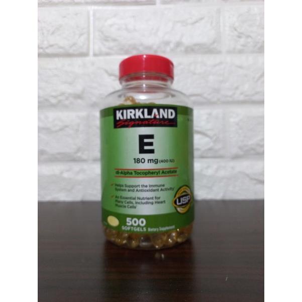 Kirkland Vitamin E 180 mg 400 IU 500 Softgels Lazada PH