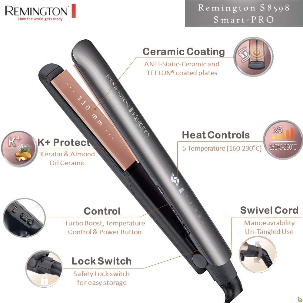 remington keratin protect straightener s8598