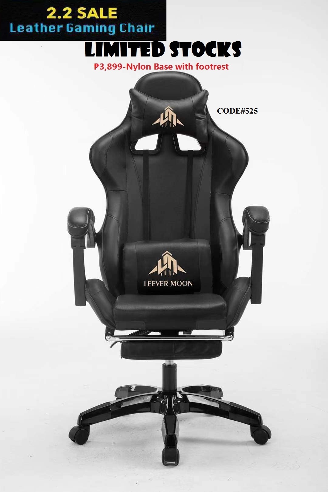 gaming chair leever moon